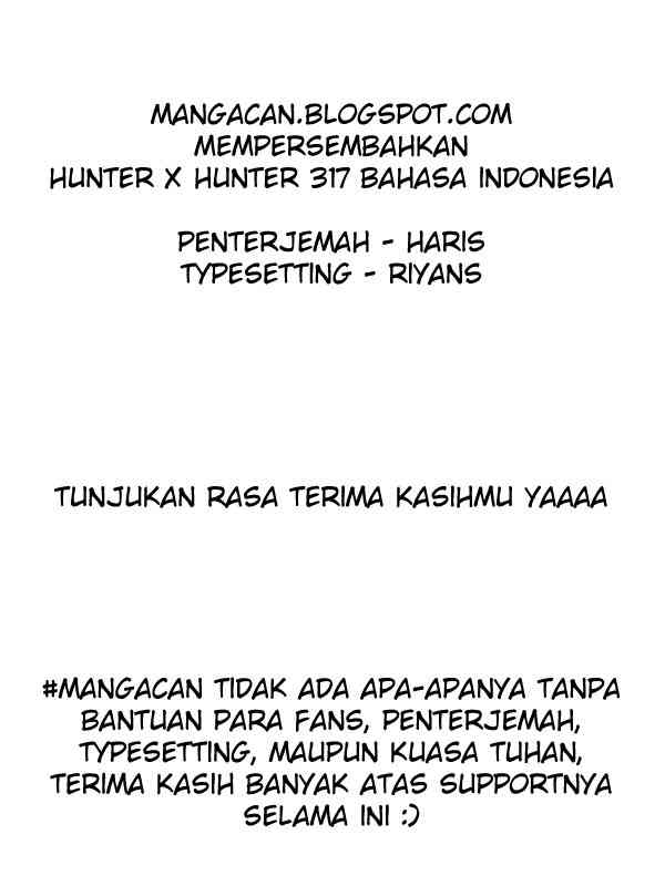 Hunter x Hunter Chapter 317 - halaman 19