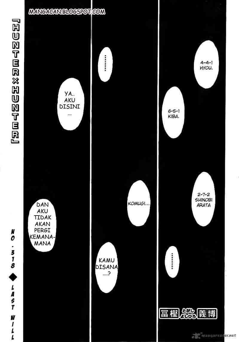 Hunter x Hunter Chapter 318 - halaman 1