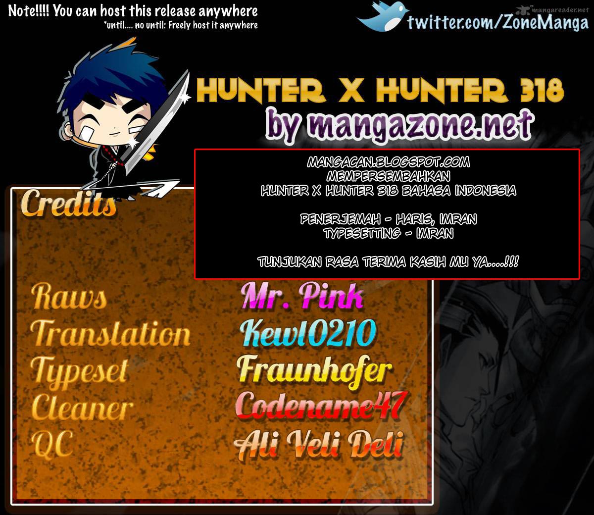 Hunter x Hunter Chapter 318 - halaman 15
