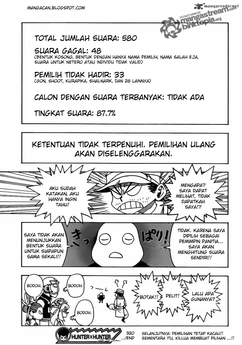 Hunter x Hunter Chapter 320 - halaman 16
