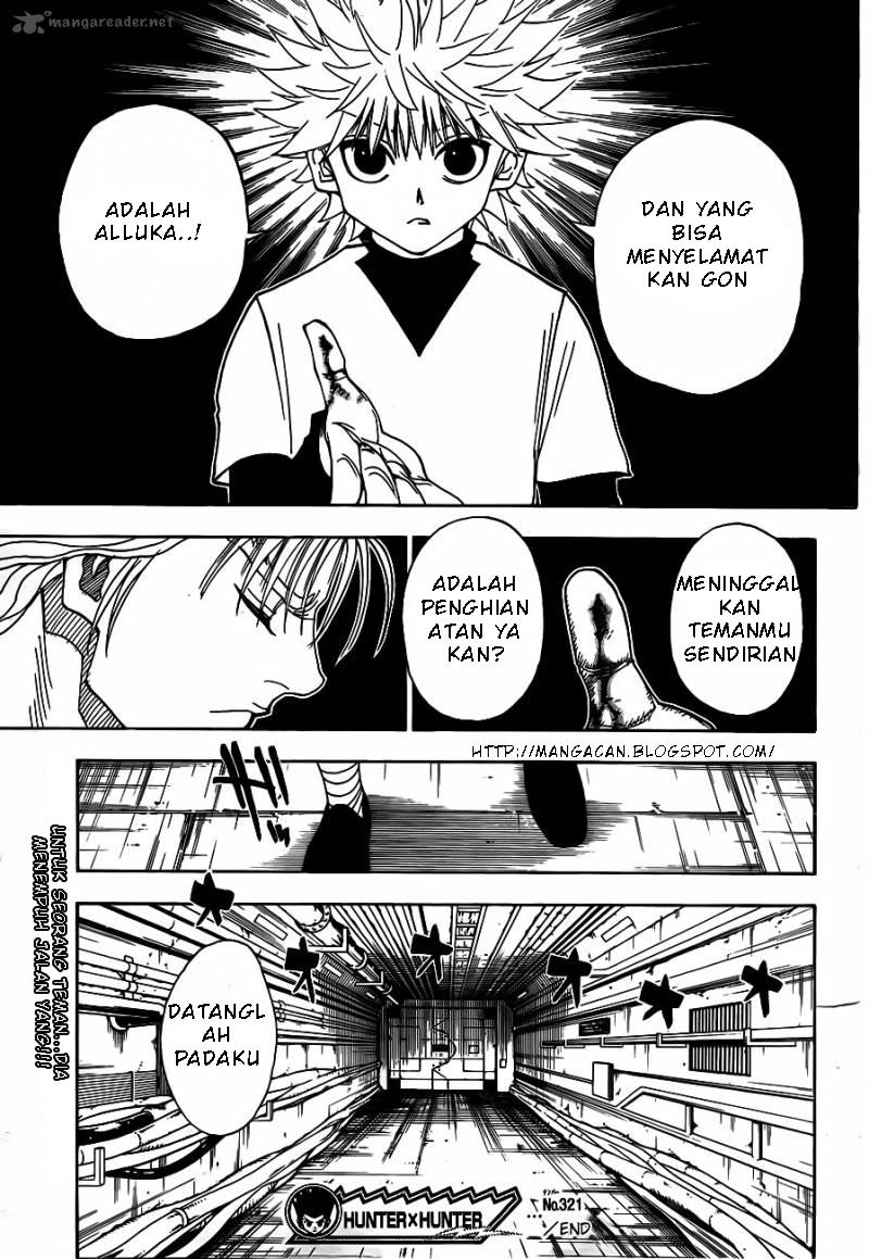 Hunter x Hunter Chapter 321 - halaman 19