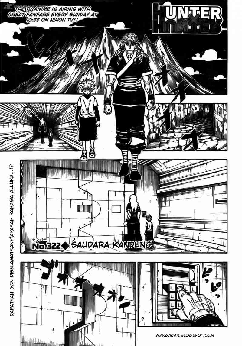 Hunter x Hunter Chapter 322 - halaman 1