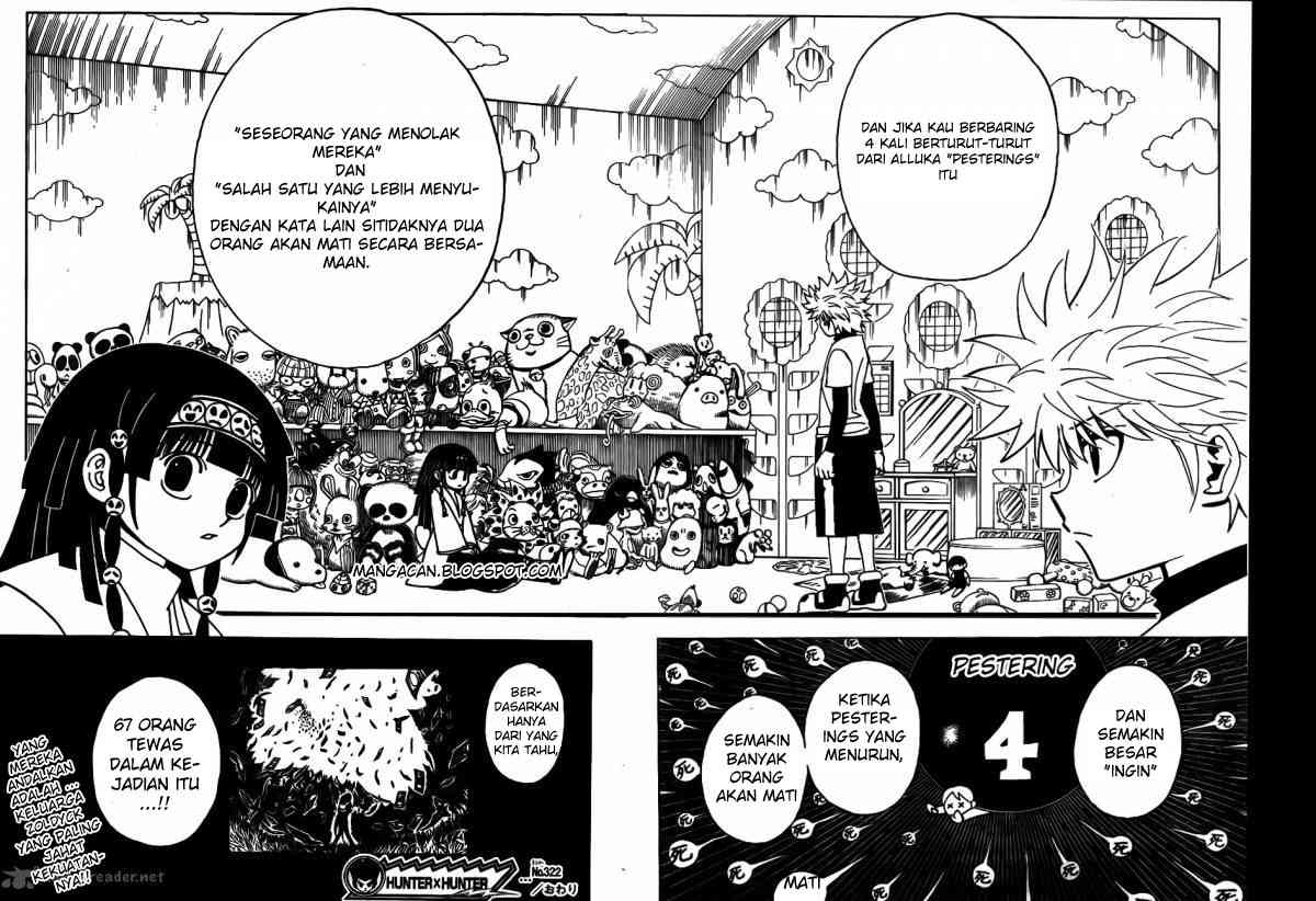 Hunter x Hunter Chapter 322 - halaman 18