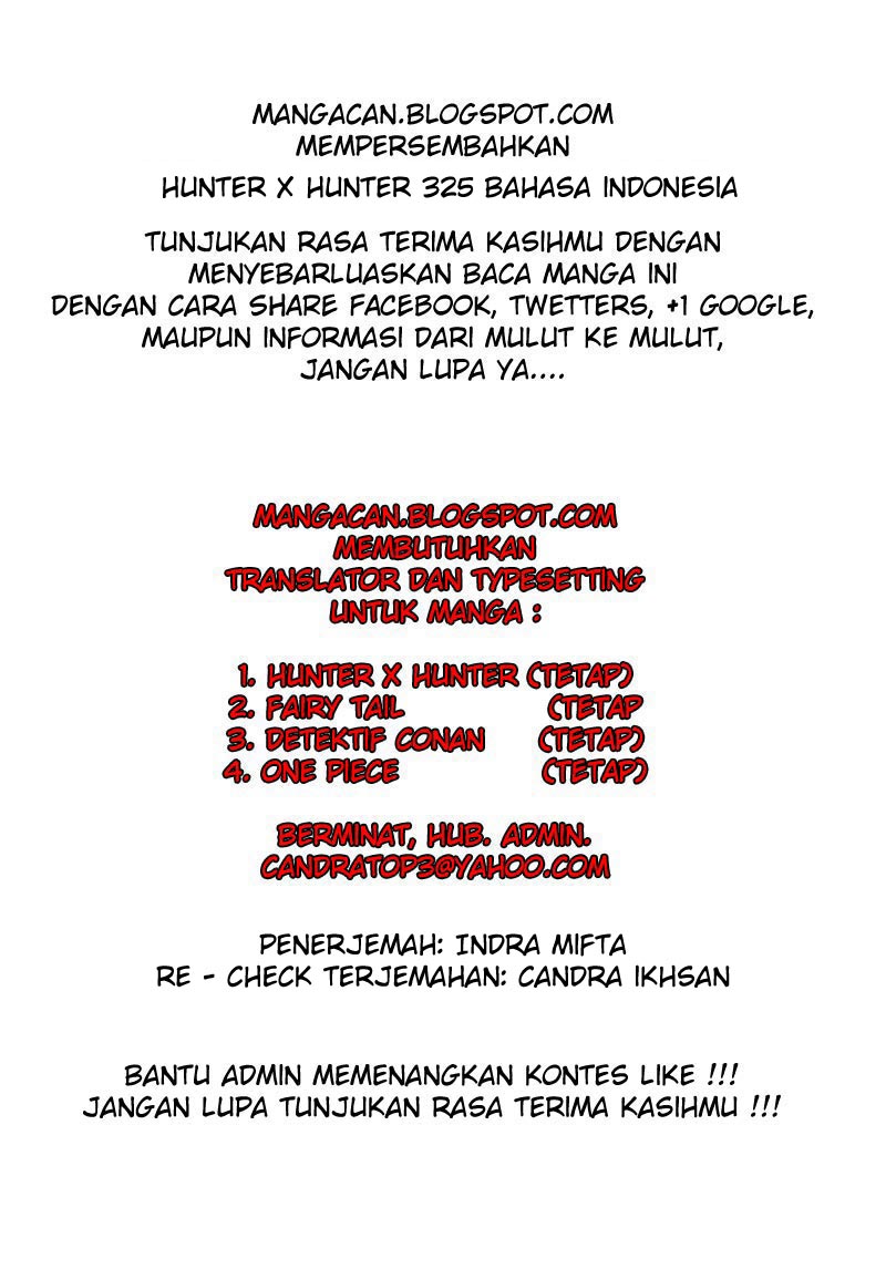 Hunter x Hunter Chapter 325 - halaman 10