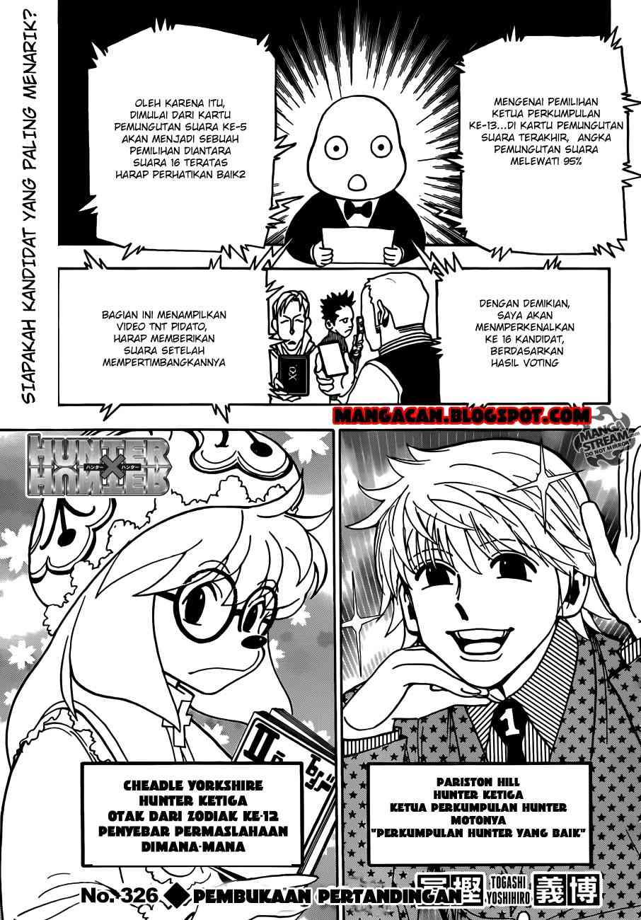 Hunter x Hunter Chapter 326 - halaman 1