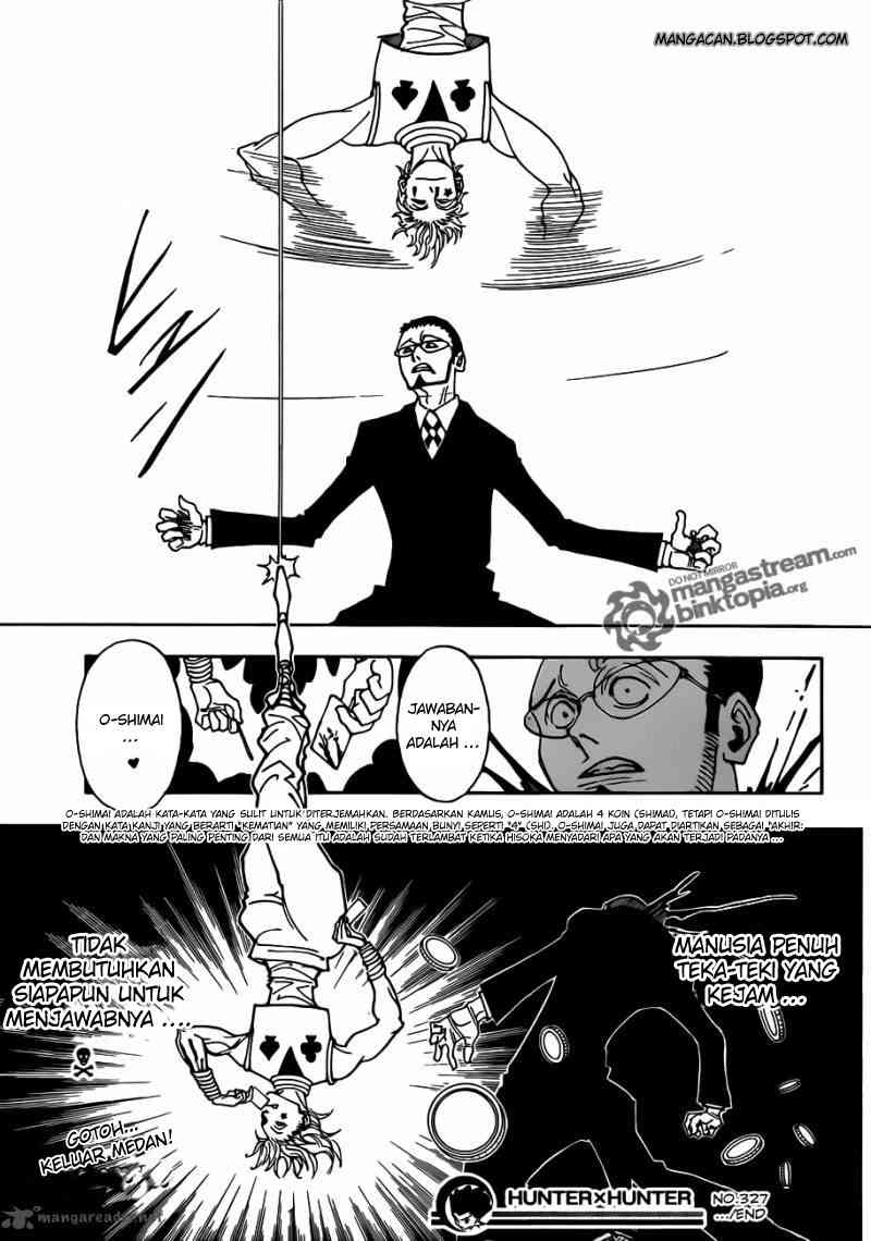 Hunter x Hunter Chapter 327 - halaman 20
