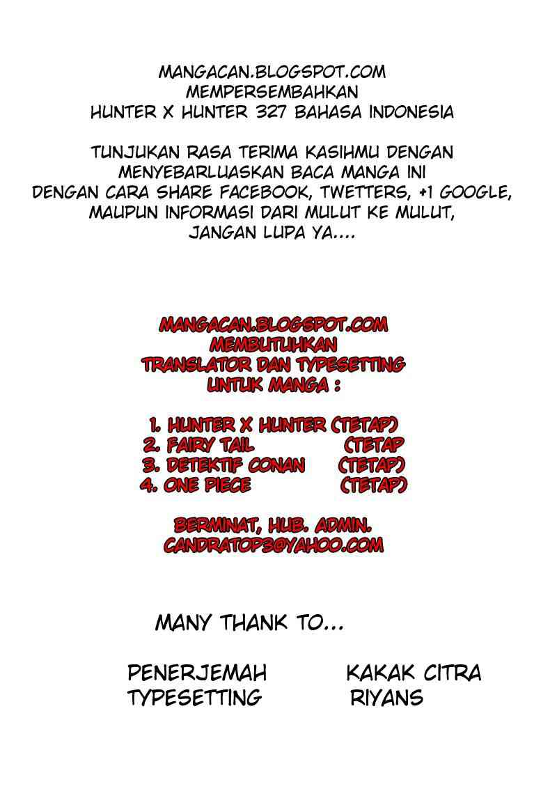 Hunter x Hunter Chapter 327 - halaman 9