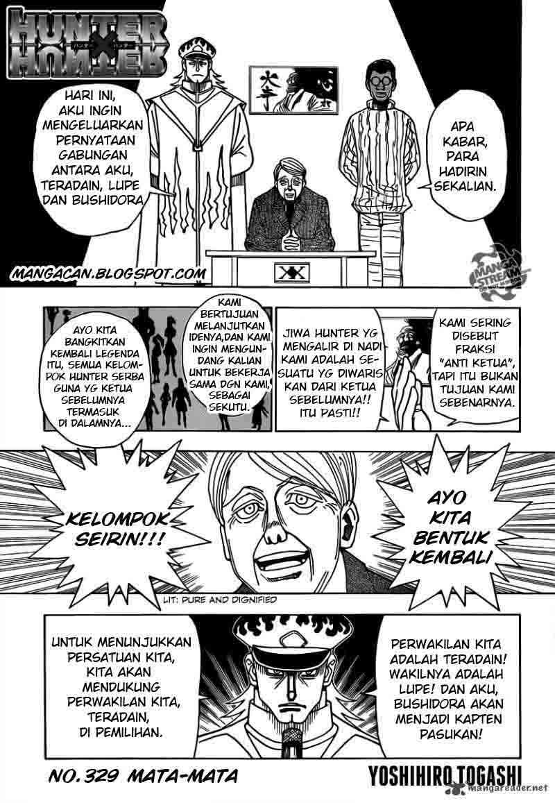 Hunter x Hunter Chapter 329 - halaman 1