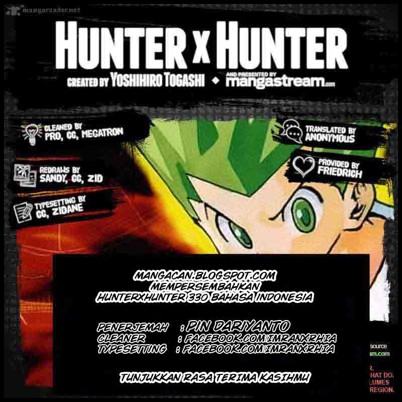 Hunter x Hunter Chapter 330 - halaman 19