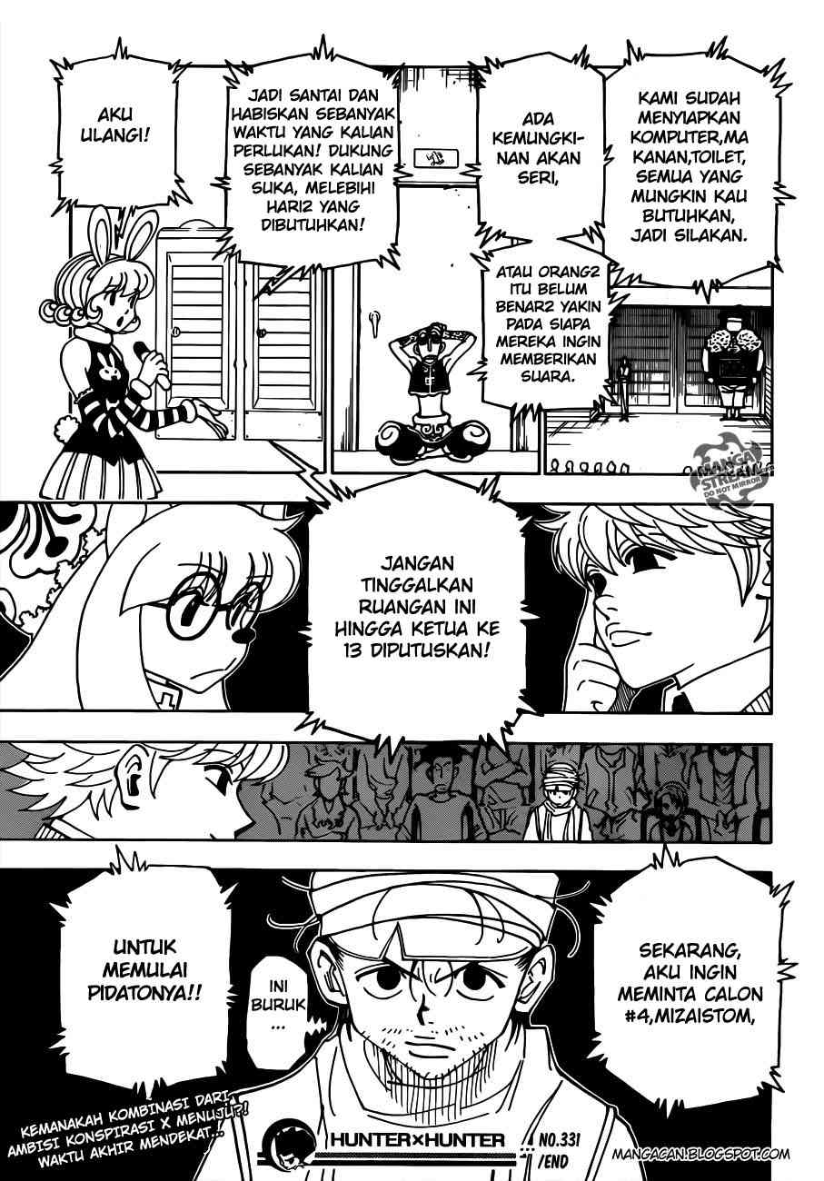 Hunter x Hunter Chapter 331 - halaman 17