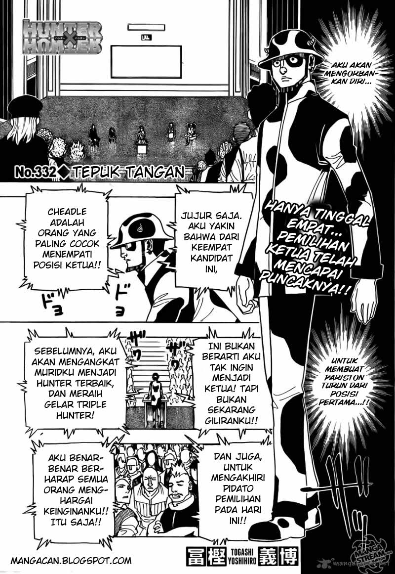 Hunter x Hunter Chapter 332 - halaman 2