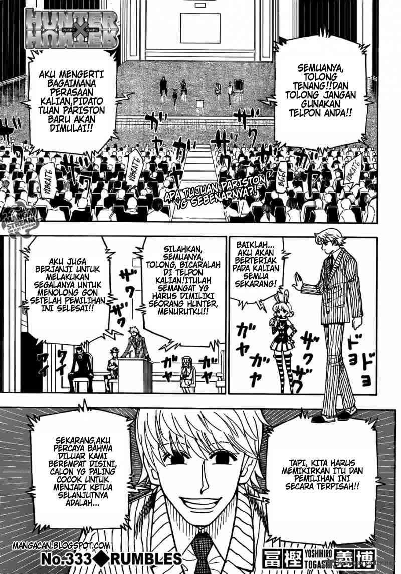 Hunter x Hunter Chapter 333 - halaman 2