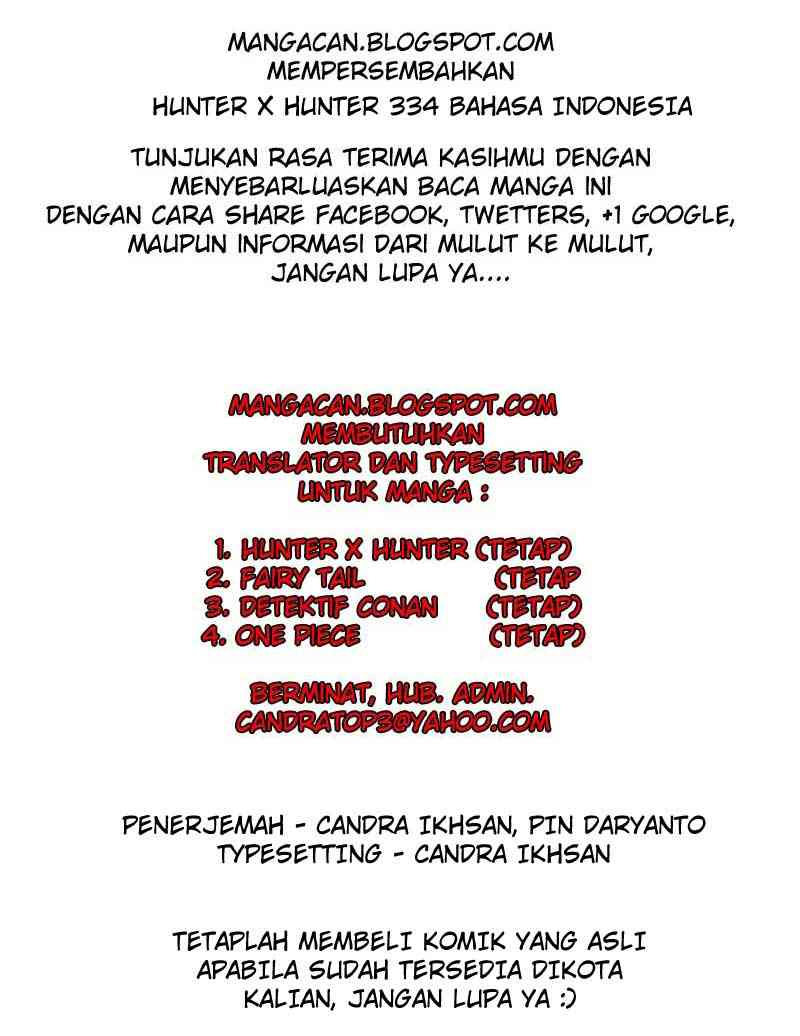 Hunter x Hunter Chapter 334 - halaman 1