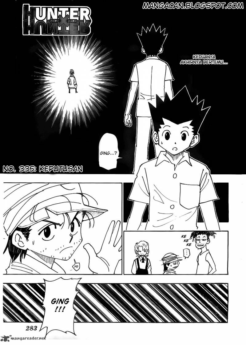 Hunter x Hunter Chapter 335 - halaman 1