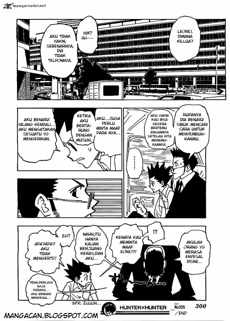 Hunter x Hunter Chapter 335 - halaman 18