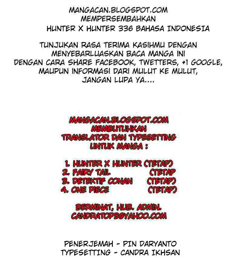 Hunter x Hunter Chapter 336 - halaman 1