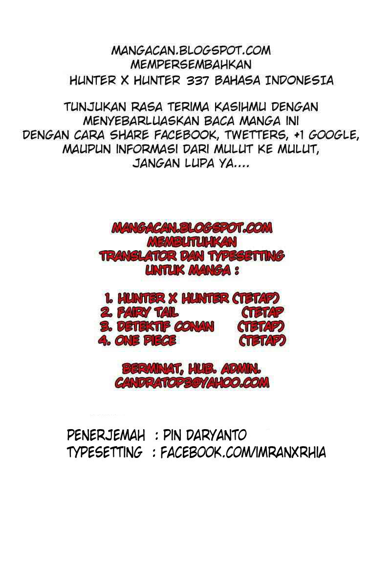 Hunter x Hunter Chapter 337 - halaman 1