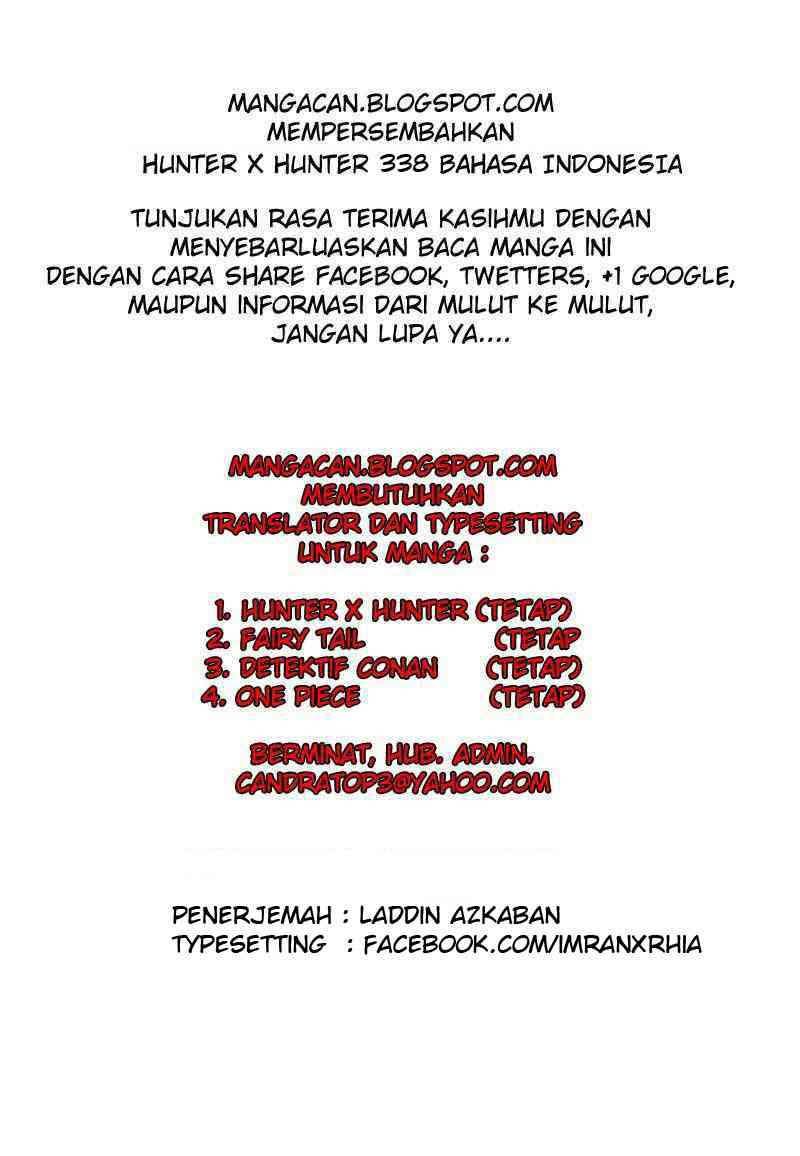 Hunter x Hunter Chapter 338 - halaman 1