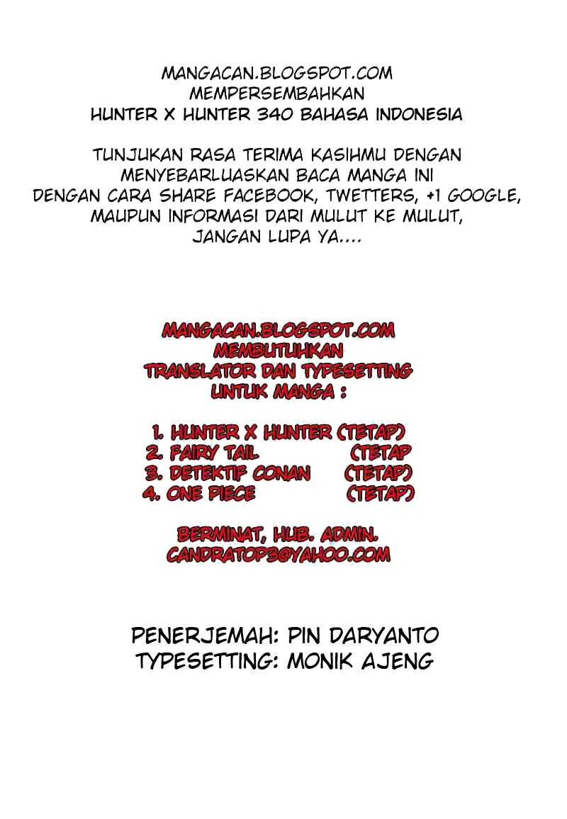 Hunter x Hunter Chapter 340 - halaman 19