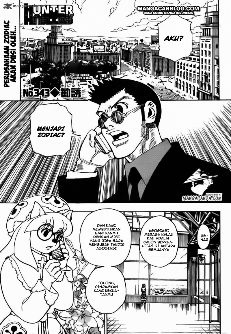 Hunter x Hunter Chapter 343 - halaman 1