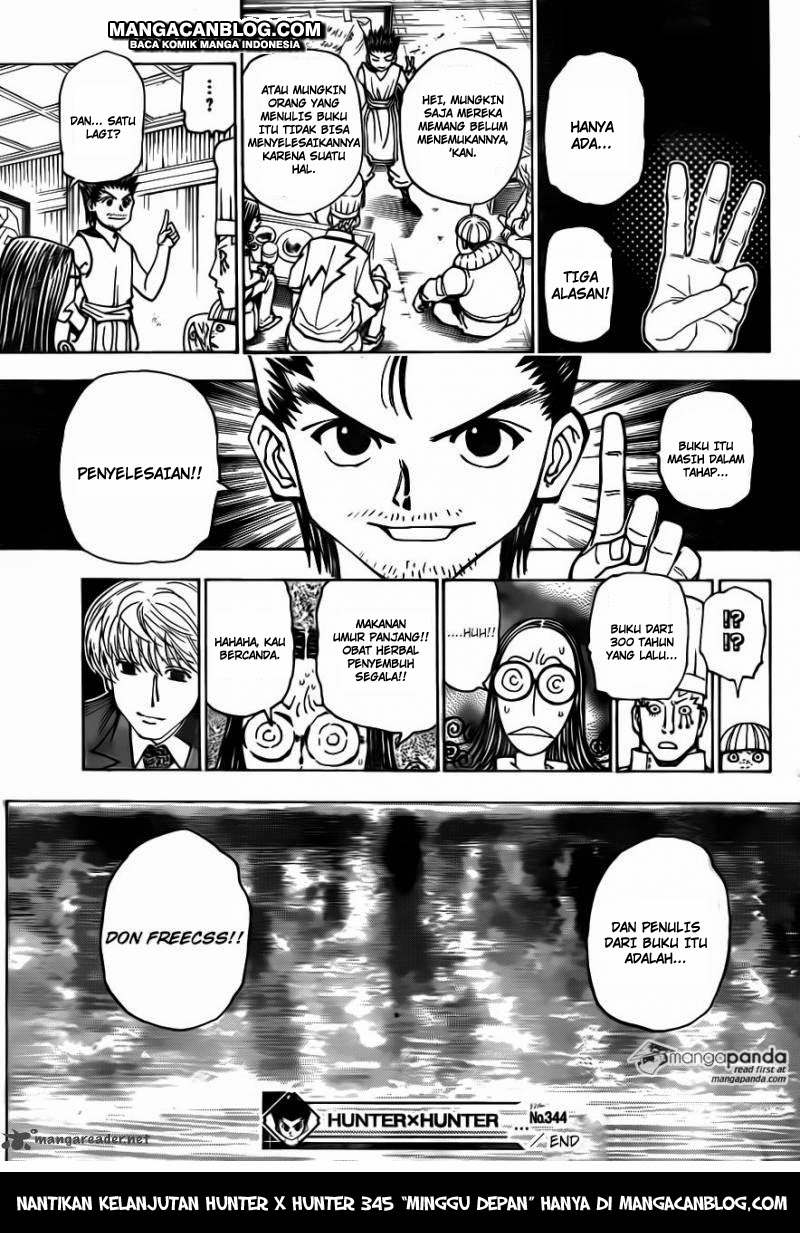 Hunter x Hunter Chapter 344 - halaman 17