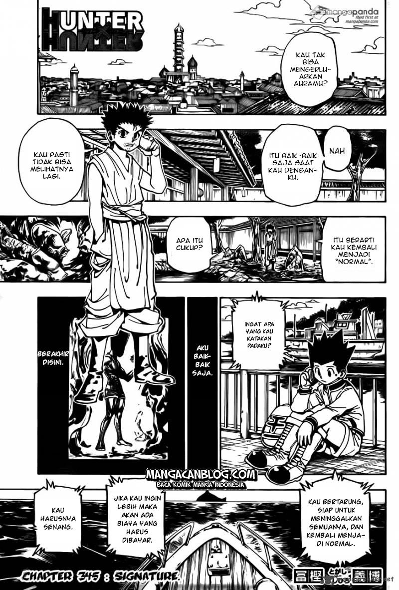 Hunter x Hunter Chapter 345 - halaman 1