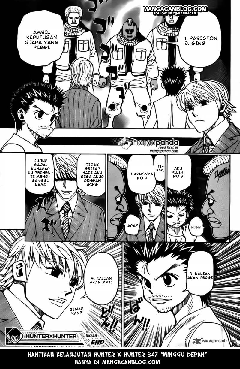 Hunter x Hunter Chapter 346 - halaman 18