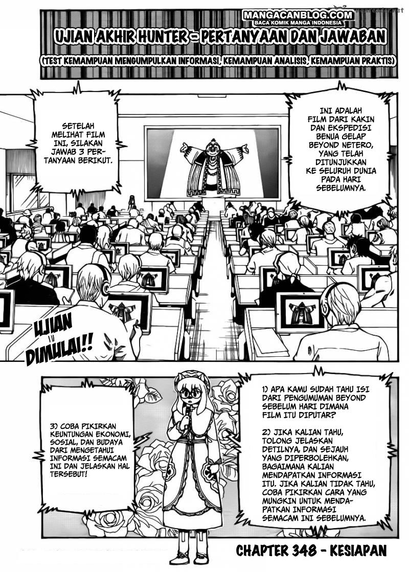 Hunter x Hunter Chapter 348 - halaman 1