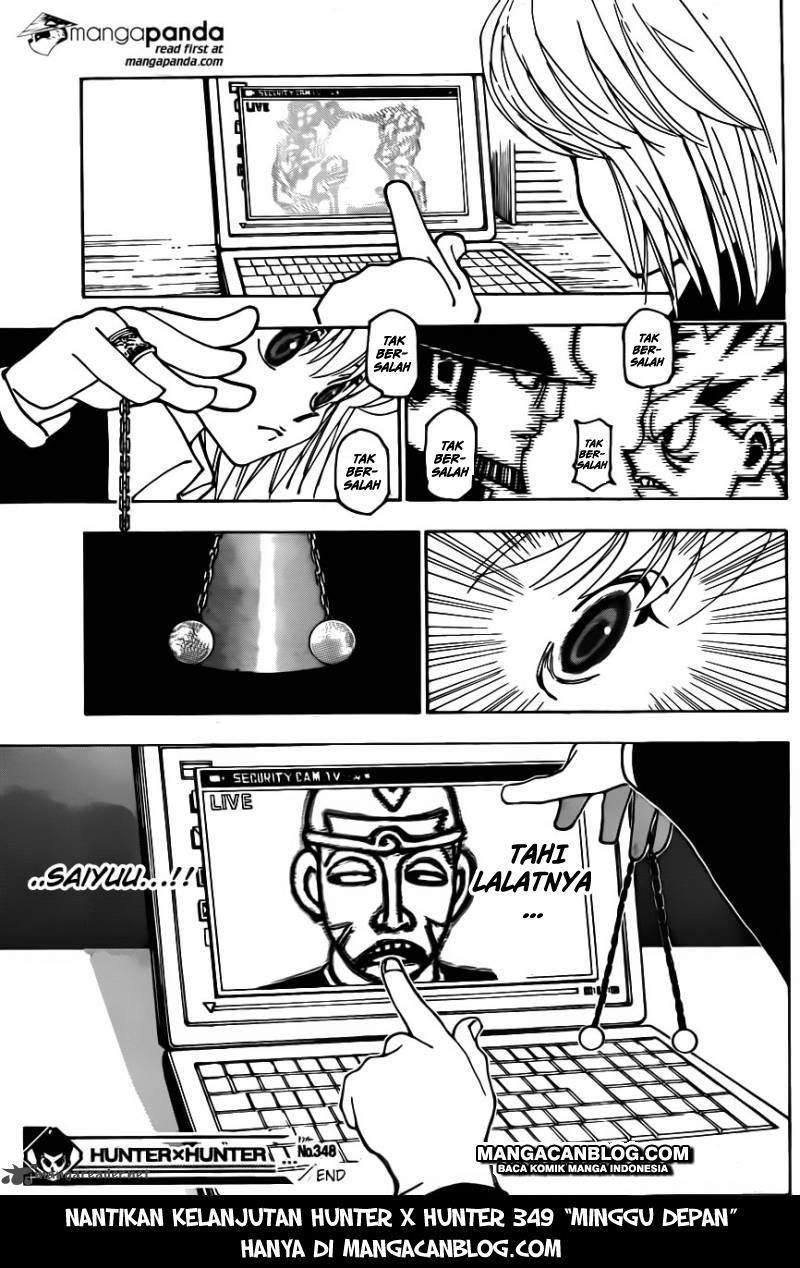 Hunter x Hunter Chapter 348 - halaman 19