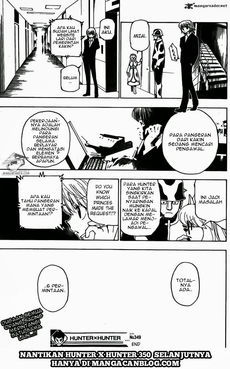 Hunter x Hunter Chapter 349 - halaman 18