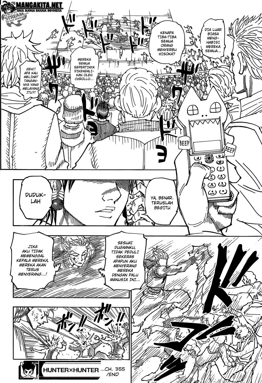 Hunter x Hunter Chapter 355 - halaman 18