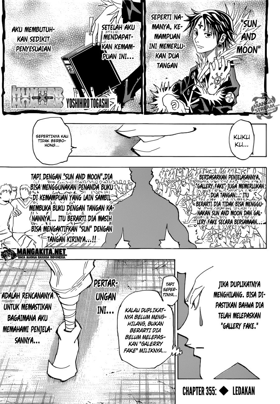 Hunter x Hunter Chapter 355 - halaman 3