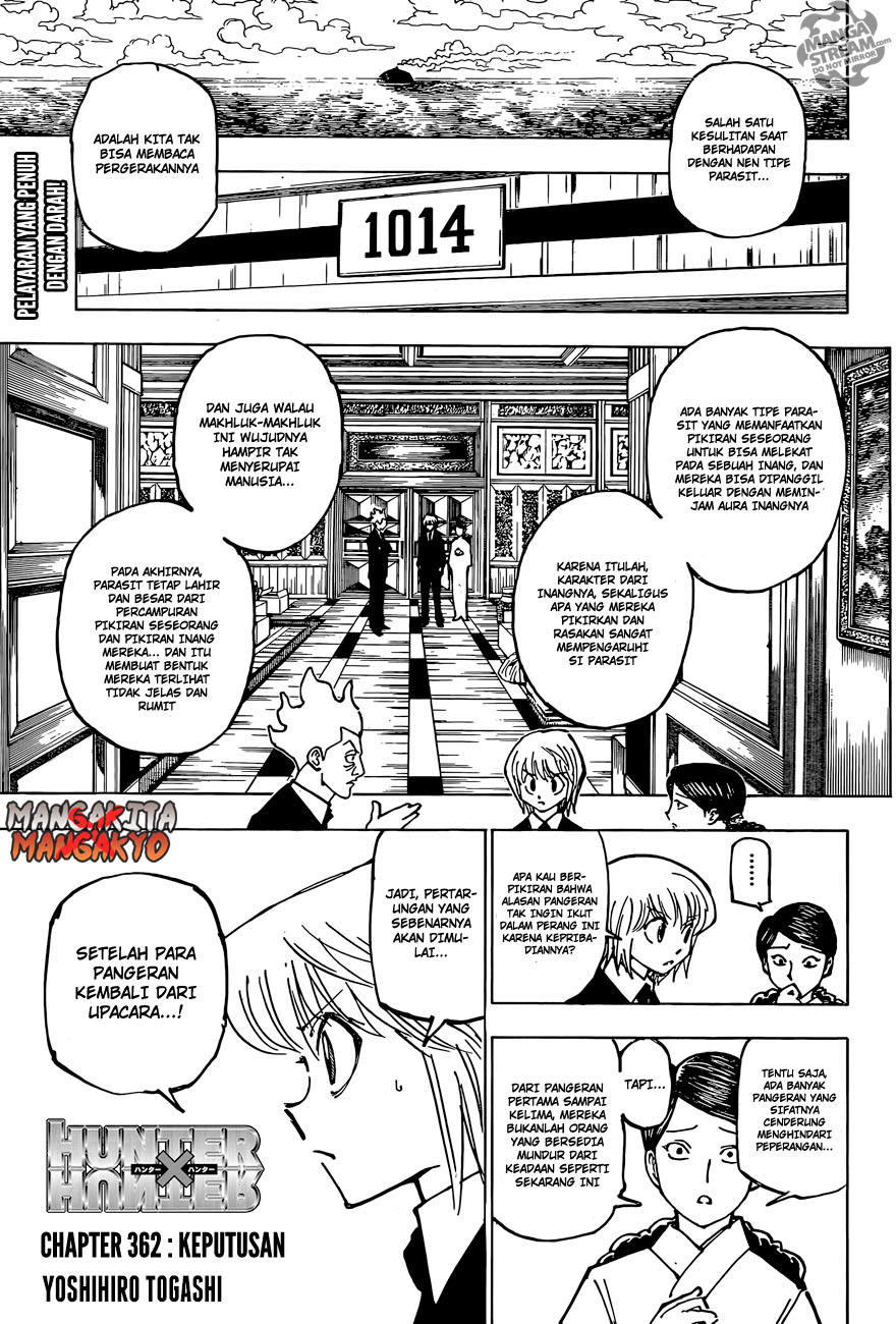 Hunter x Hunter Chapter 362 - halaman 2