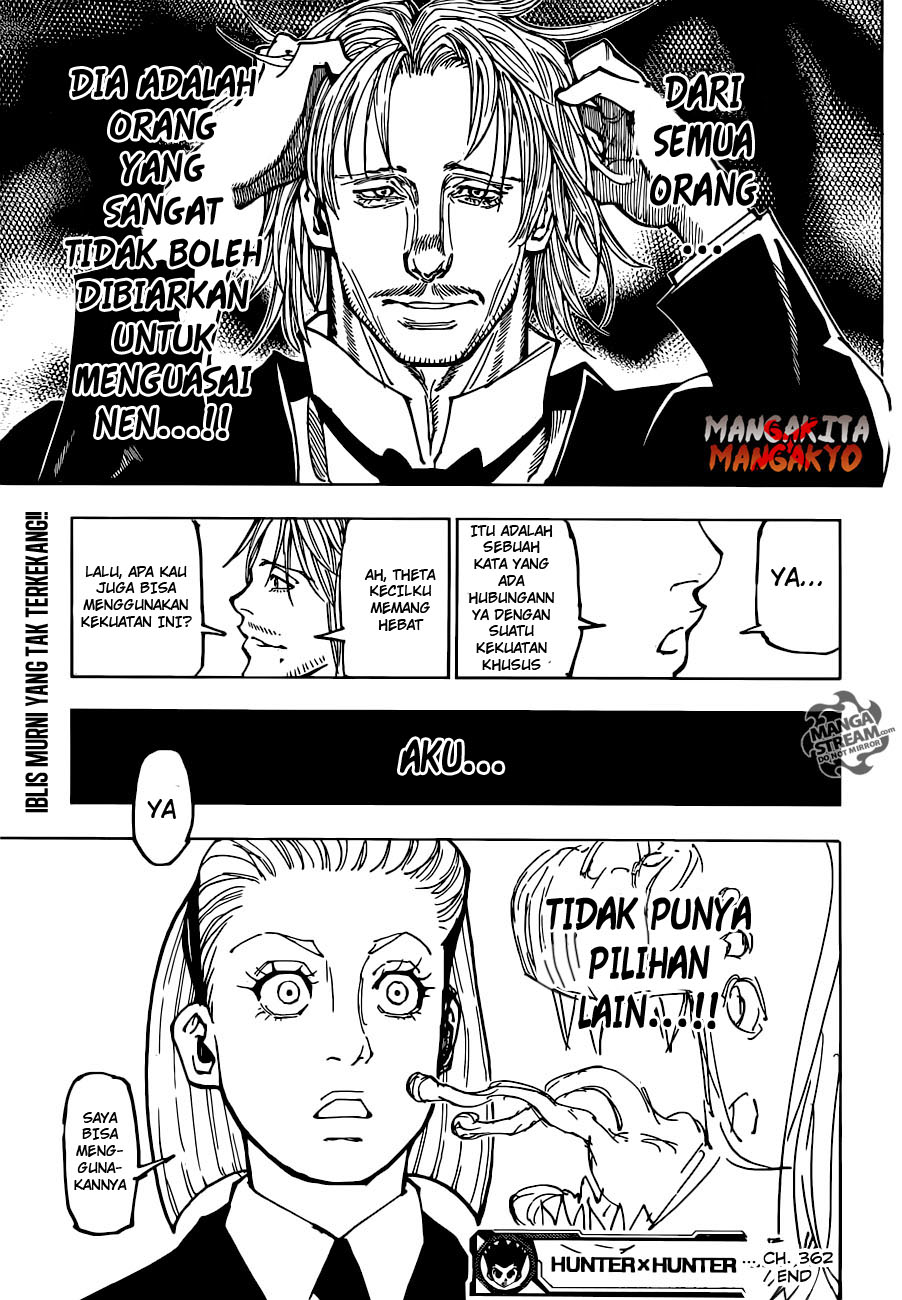Hunter x Hunter Chapter 362 - halaman 20