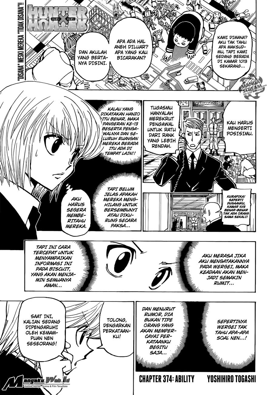 Hunter x Hunter Chapter 374 - halaman 1