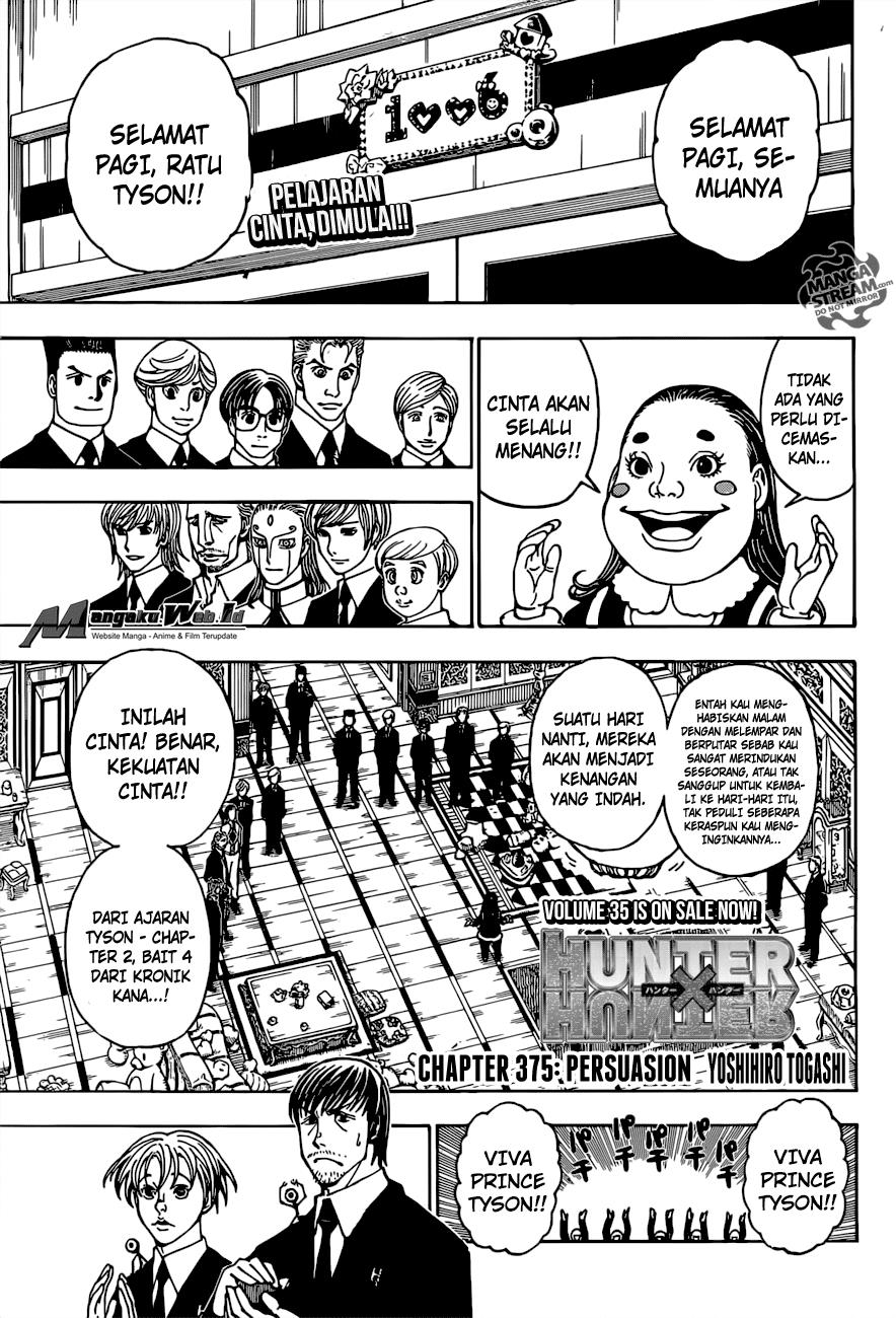 Hunter x Hunter Chapter 375 - halaman 2