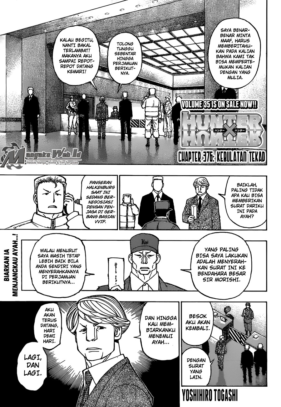 Hunter x Hunter Chapter 376 - halaman 1