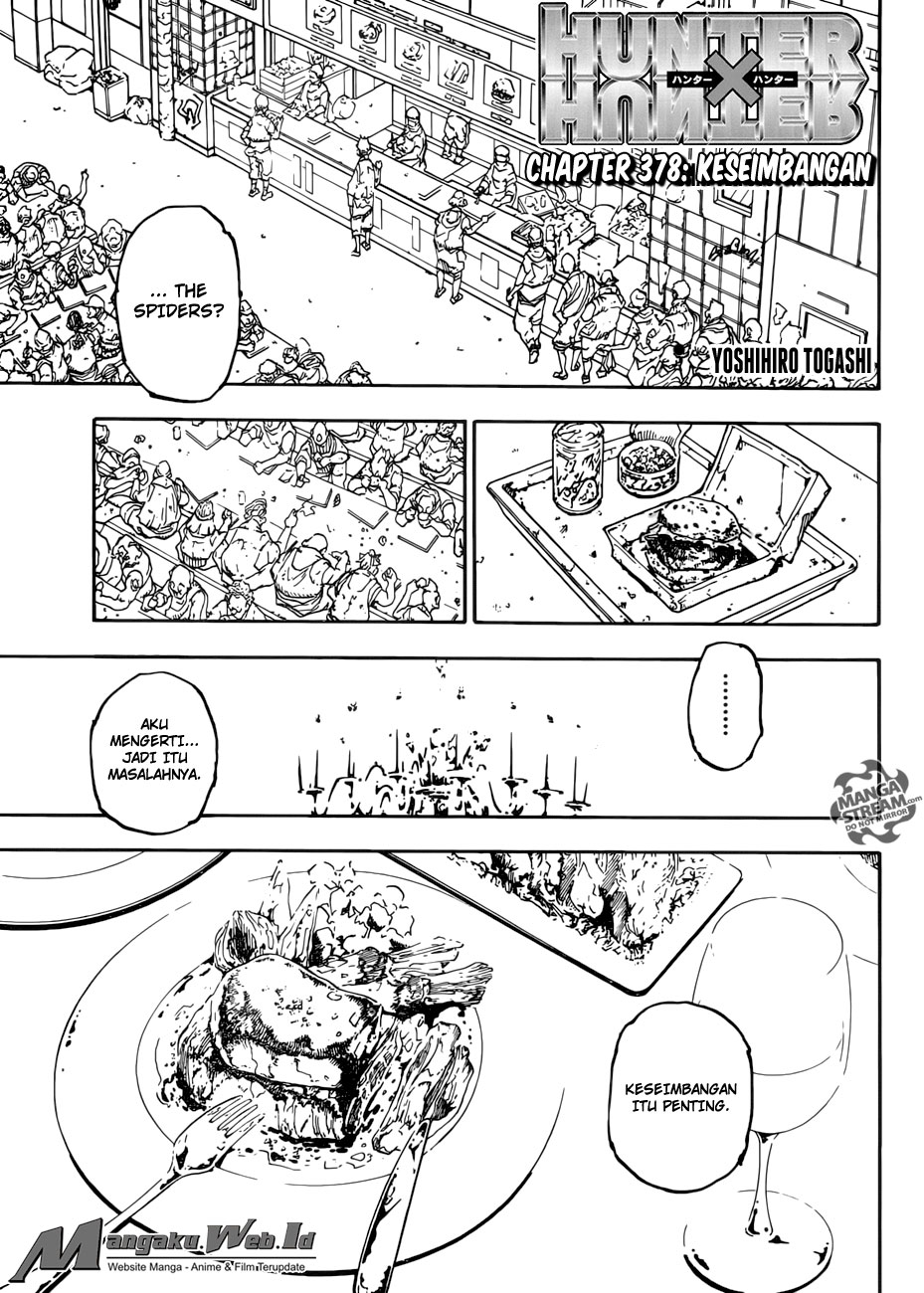 Hunter x Hunter Chapter 378 - halaman 1