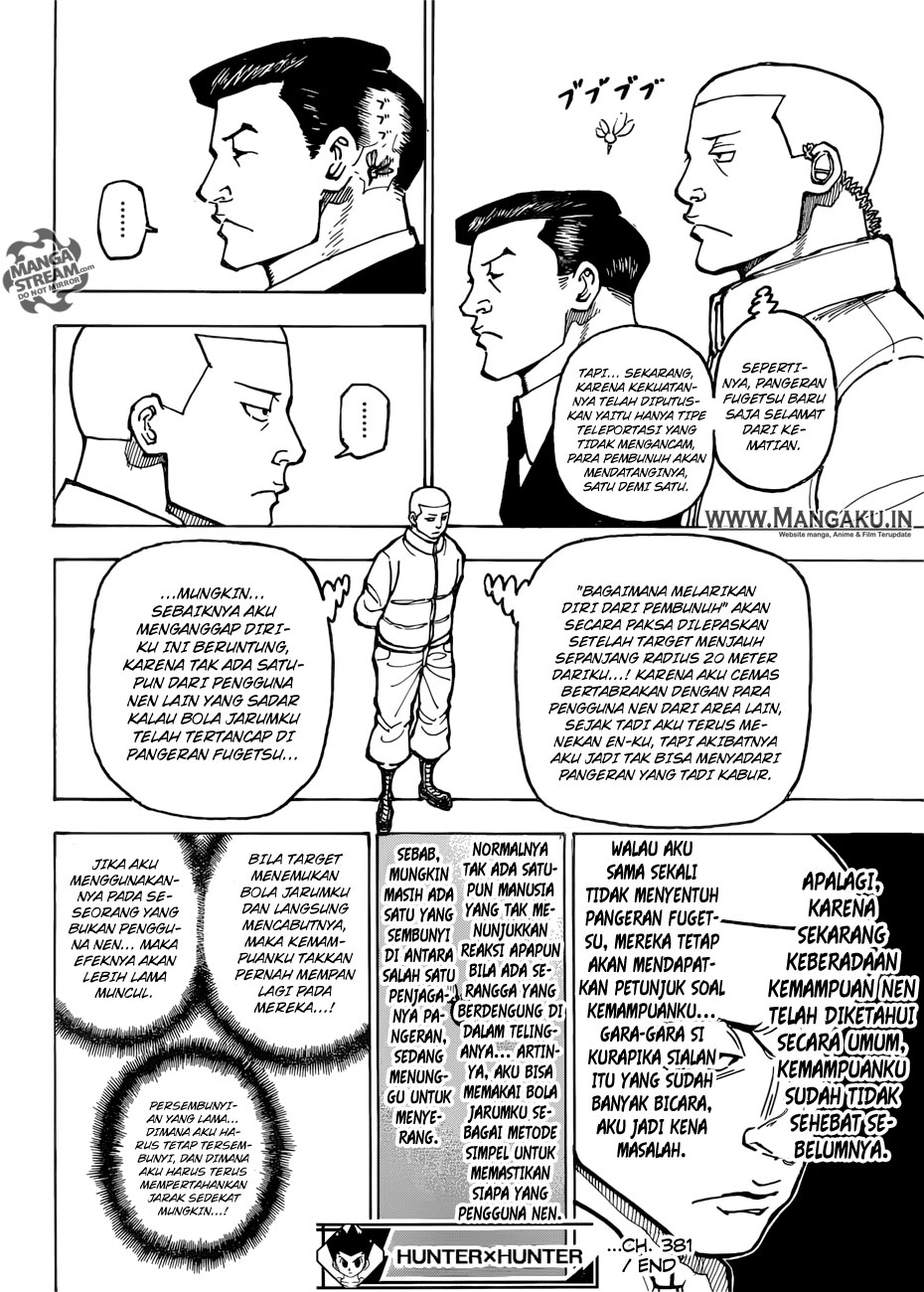 Hunter x Hunter Chapter 381 - halaman 18