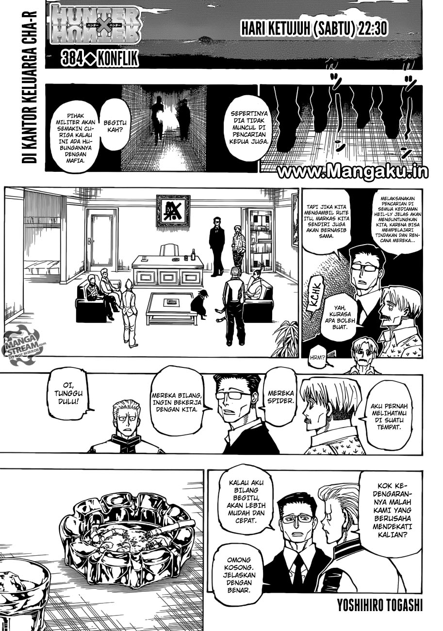 Hunter x Hunter Chapter 384 - halaman 1