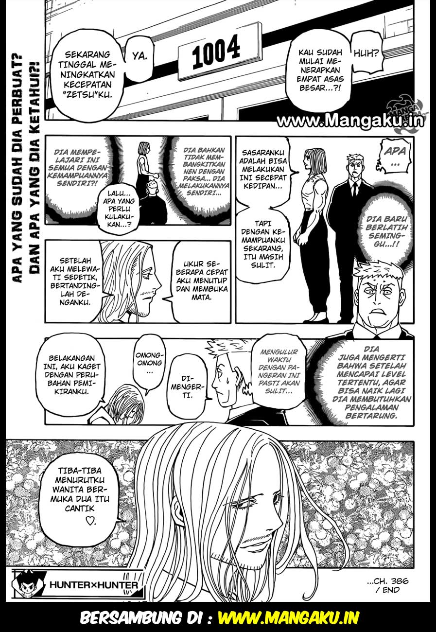 Hunter x Hunter Chapter 386 - halaman 20