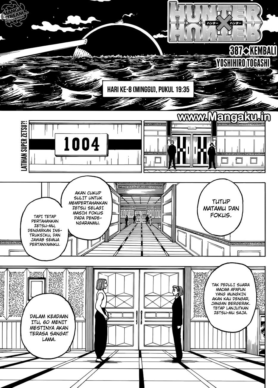 Hunter x Hunter Chapter 387 - halaman 2