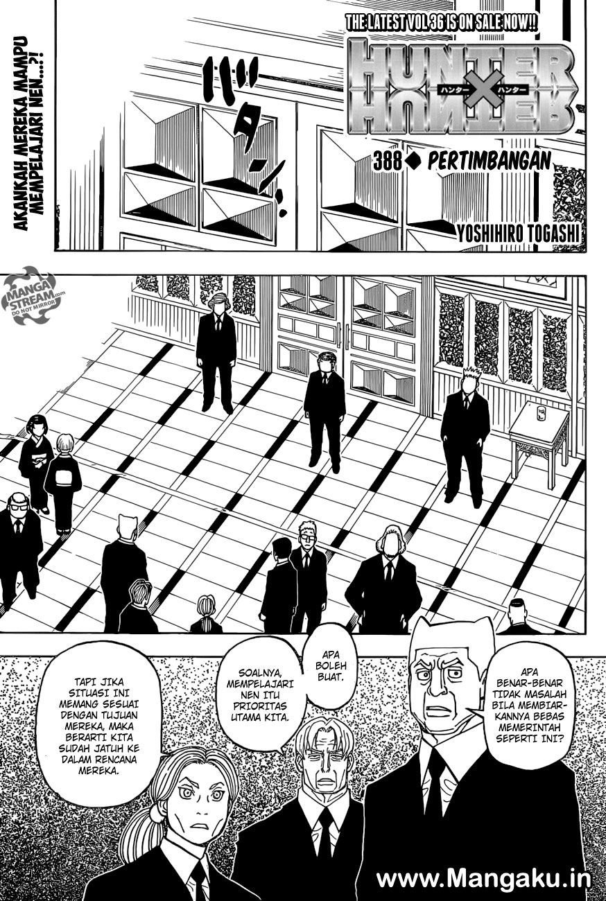 Hunter x Hunter Chapter 388 - halaman 2
