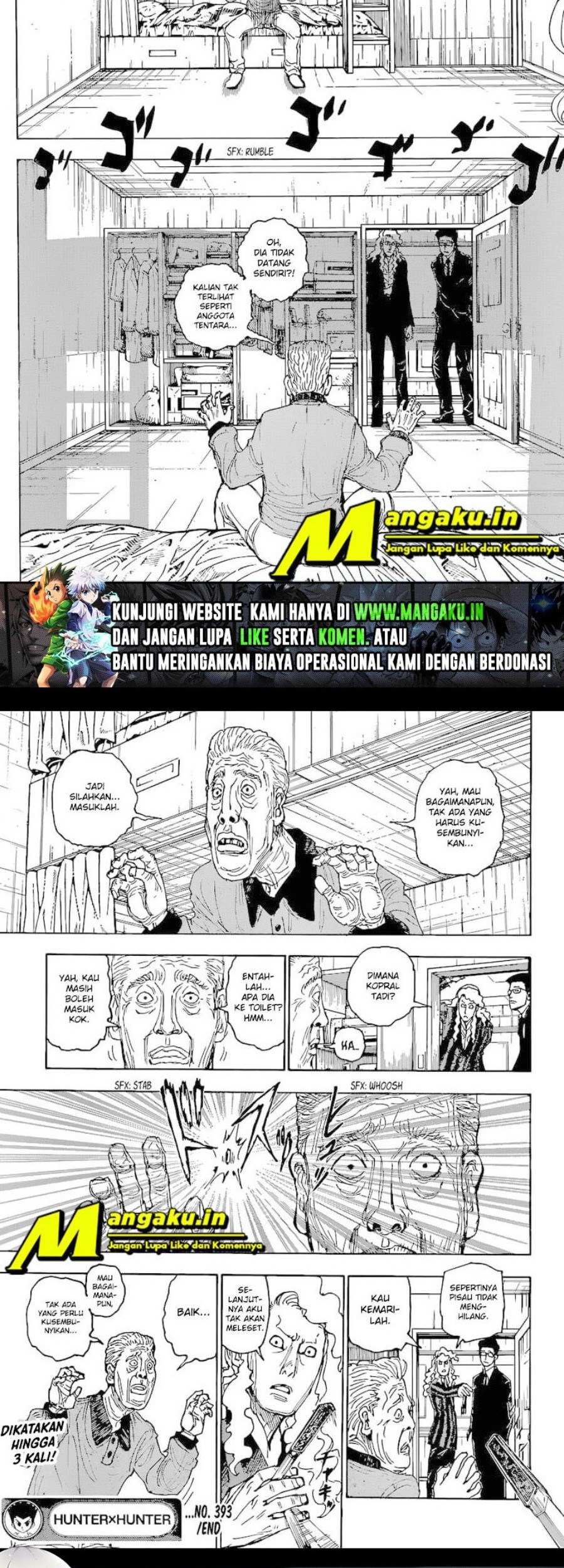 Hunter x Hunter Chapter 393 - halaman 19
