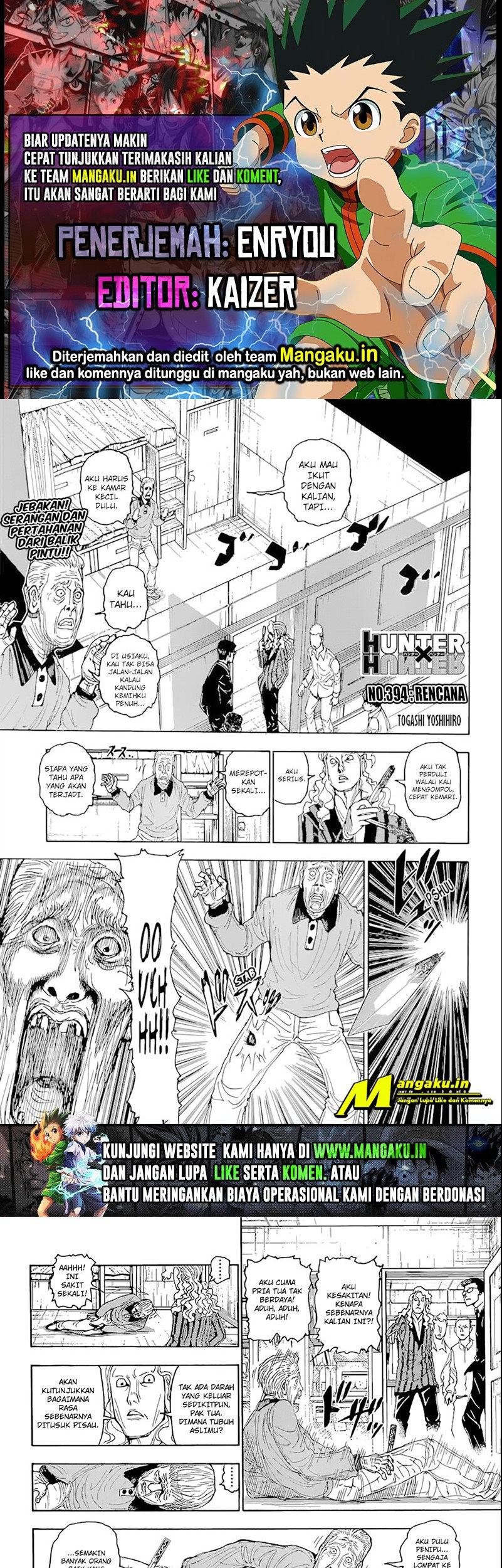 Hunter x Hunter Chapter 394 - halaman 1