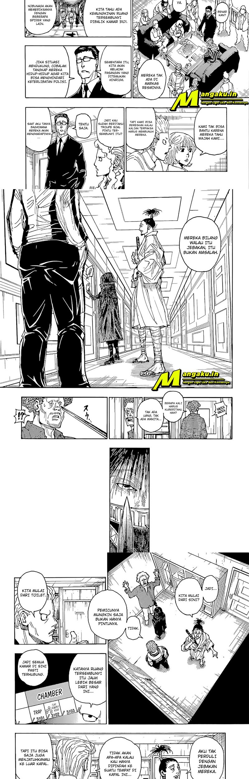 Hunter x Hunter Chapter 395 - halaman 2