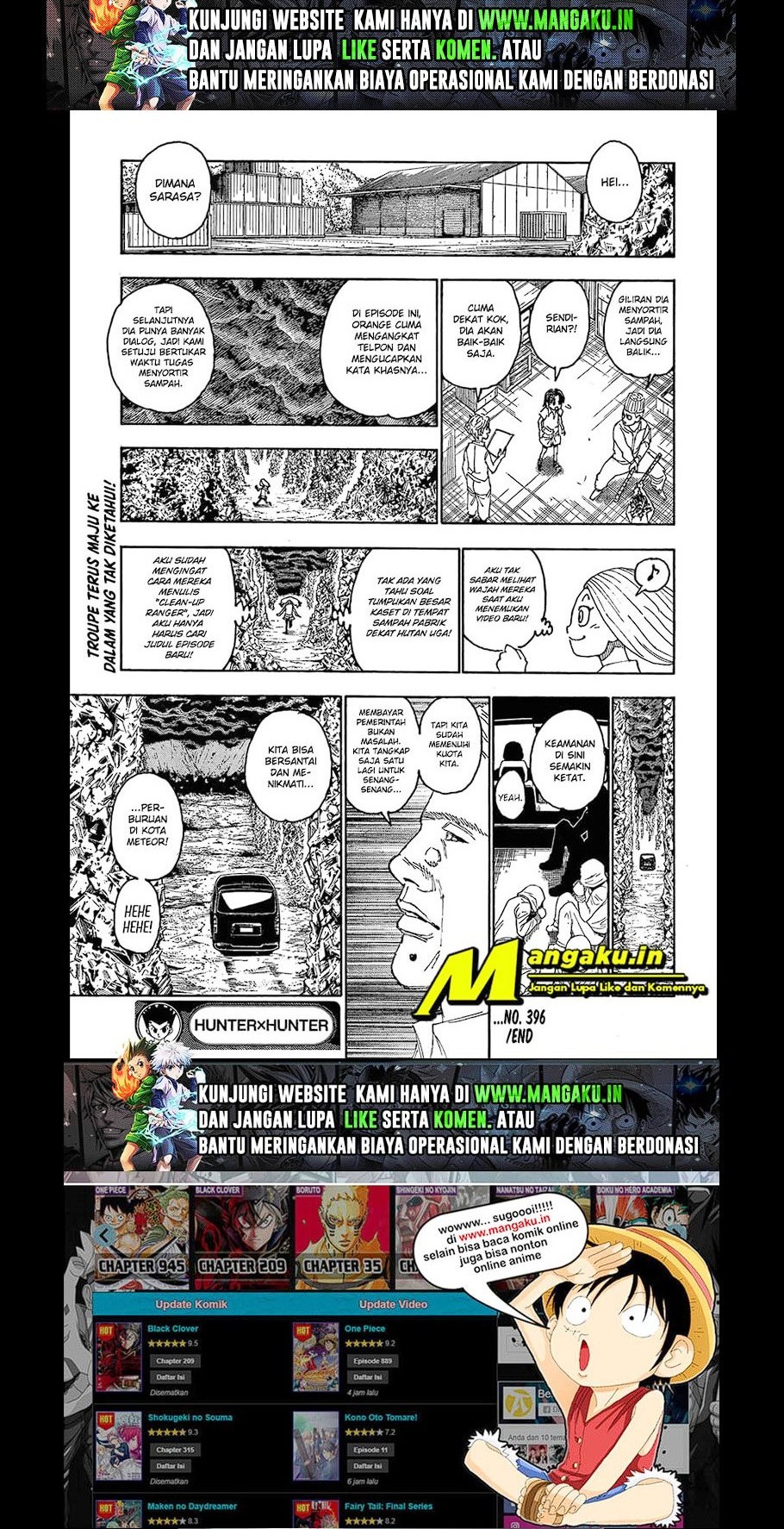 Hunter x Hunter Chapter 396 - halaman 12