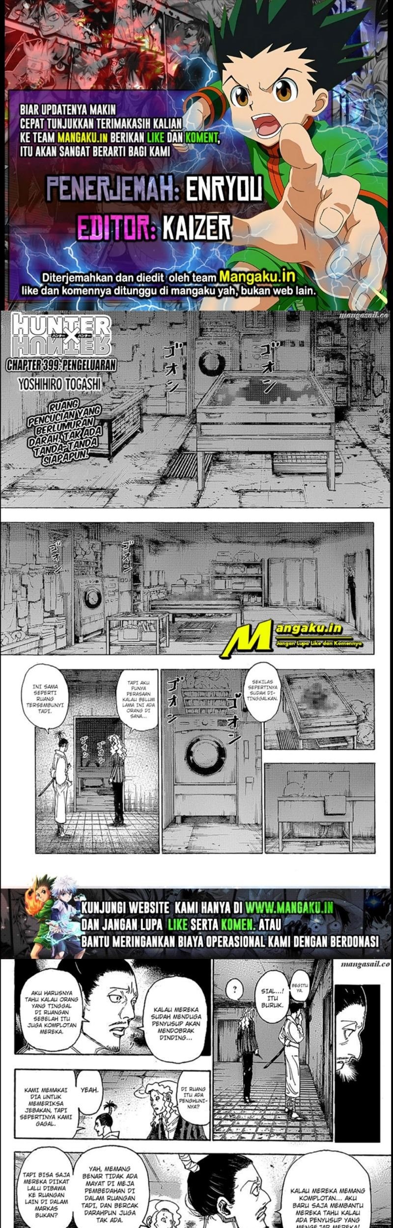 Hunter x Hunter Chapter 399 - halaman 1
