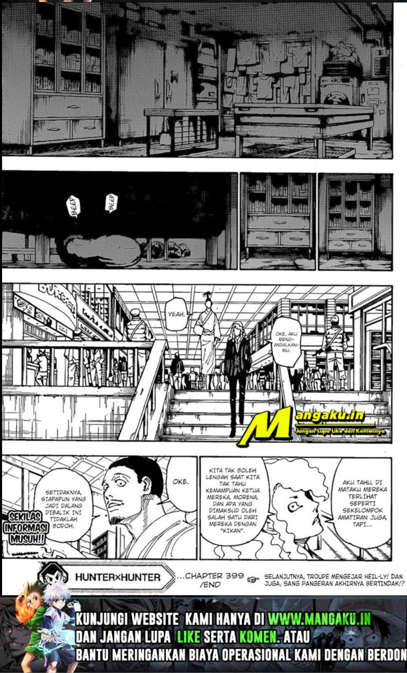 Hunter x Hunter Chapter 399 - halaman 13