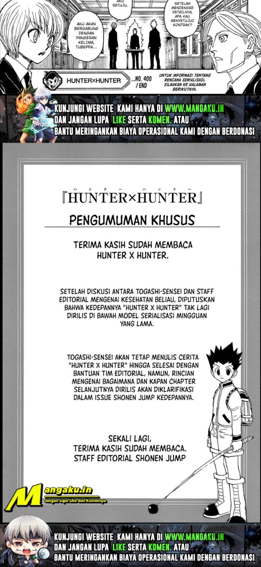 Hunter x Hunter Chapter 400 - halaman 14